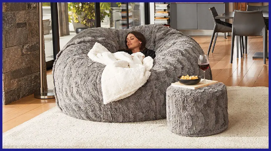 Buy RnS Rest 'n' Sleep Bean Bag Filled with Beans (3XL, Ivory/Brown) Online  at Best Prices in India - JioMart.